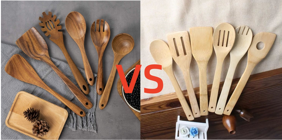 Teak Wooden Utensil Set