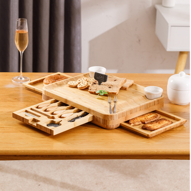 Wood Cheese Board Serving Tray Platter