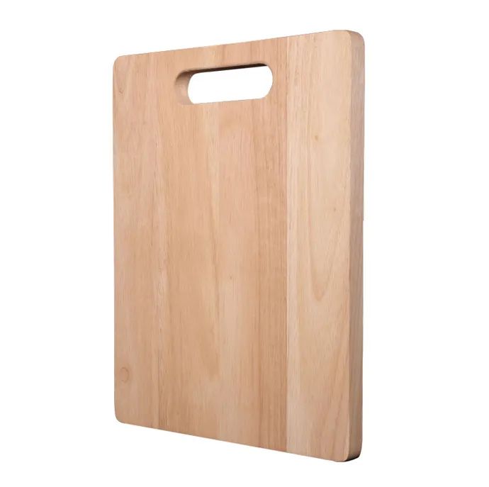 Cereal fibre cutting board with holes