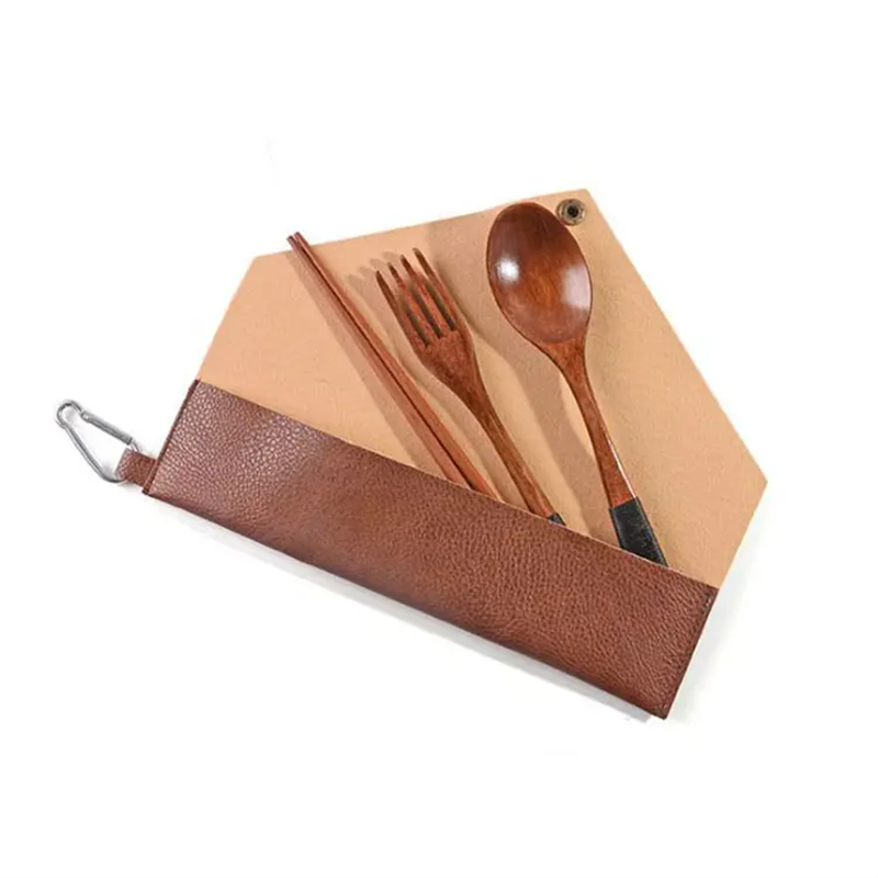 Disposable knife and fork set