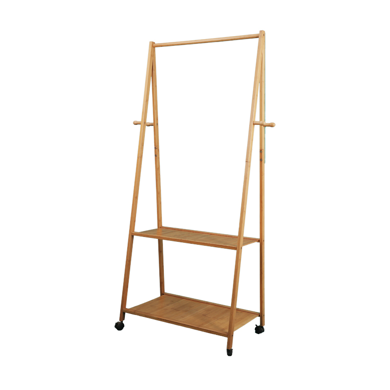 Mobile simple hanging clothes rack