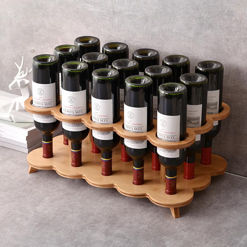 Wine Rack Bamboo Type Shelf