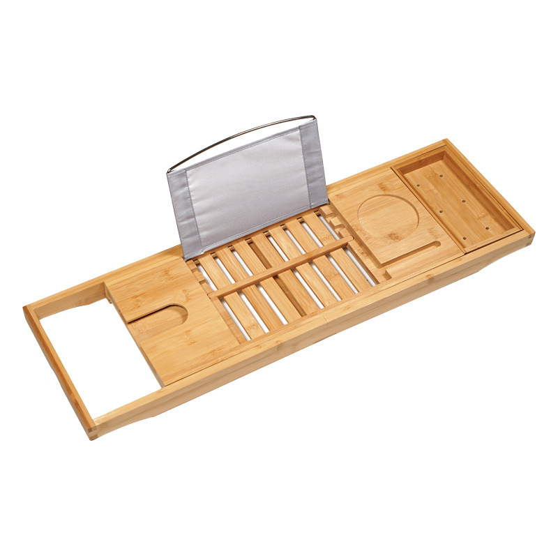 High Quality Bamboo Expandable Bathtub Rack