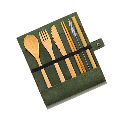 Reusable Bamboo Cutlery Set