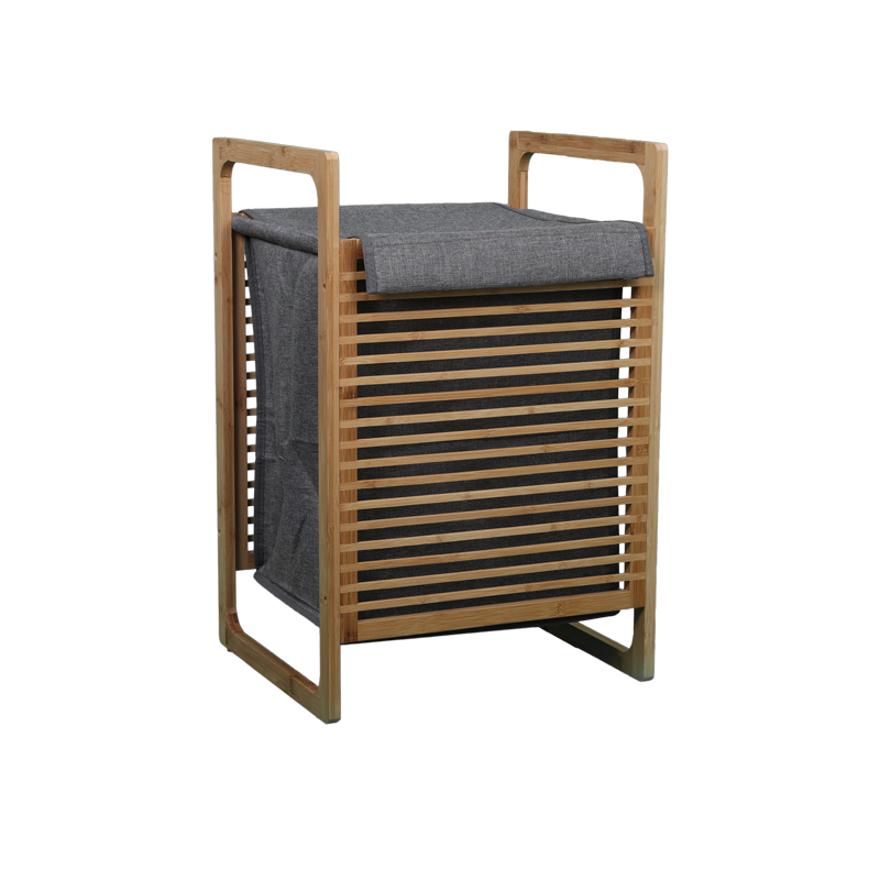 Straight side laundry basket