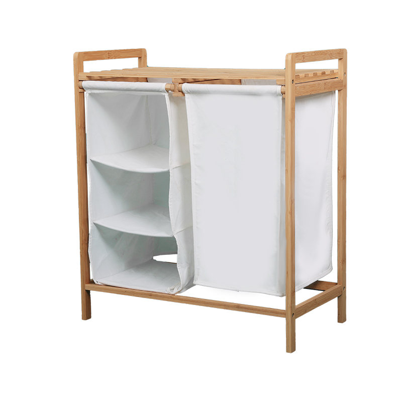 Bathroom double extraction 3-layer rack
